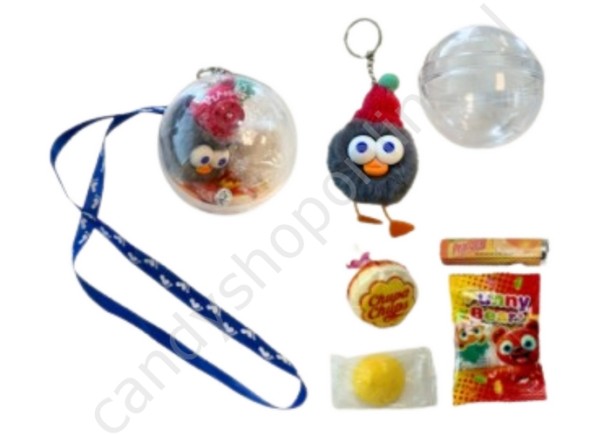 Snoepbal met Furry Keycord