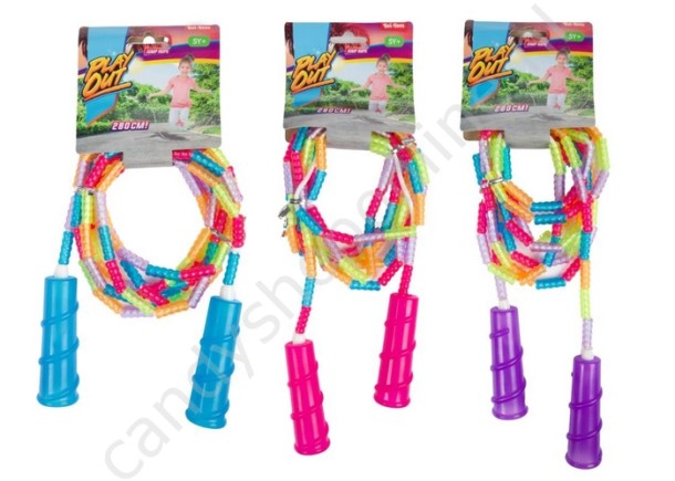 Springtouw Kralen met snoepzak