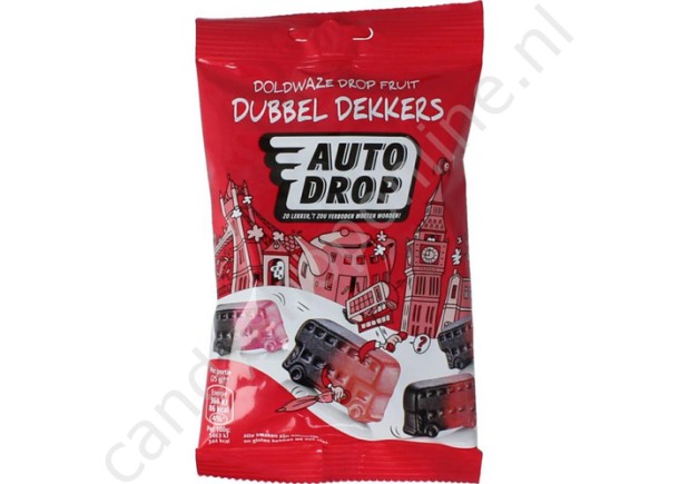 Autodrop Dubbeldekkers 85 gram.