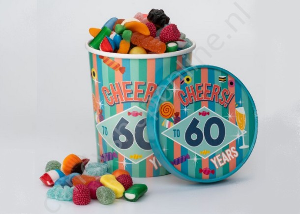 Candy Bucket "BROER" met 500gr. snoepmix