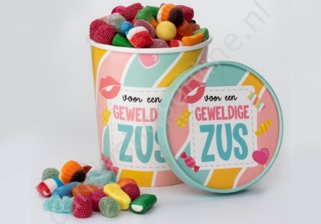 Candy Bucket "ZUS" met 500gr. snoepmix