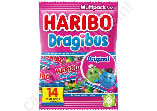 Haribo Dragibus Multipack 14 Mini Bags 350gr.