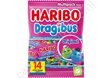 Haribo Dragibus Multipack 14 Mini Bags 350gr.
