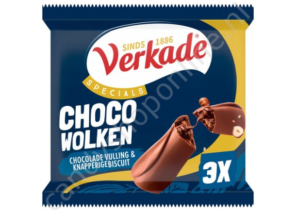 Verkade Choco Wolken 3pcs. 105gr.