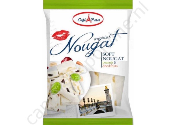 Café Paris Soft Nougat Peanuts & Dried Fruits 168 gram