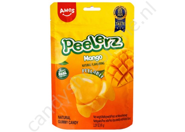 Amos Peelerz Gummy Mango 65g.