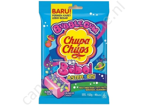 ChupaChups Bubble Gum Big Babol Asteroids ±40pcs.152gr.