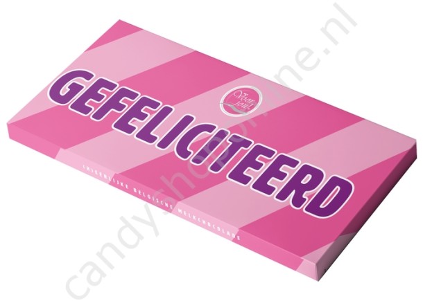 Wensreep Voor Jou Gefeliciteerd 70gr. (rose streep)