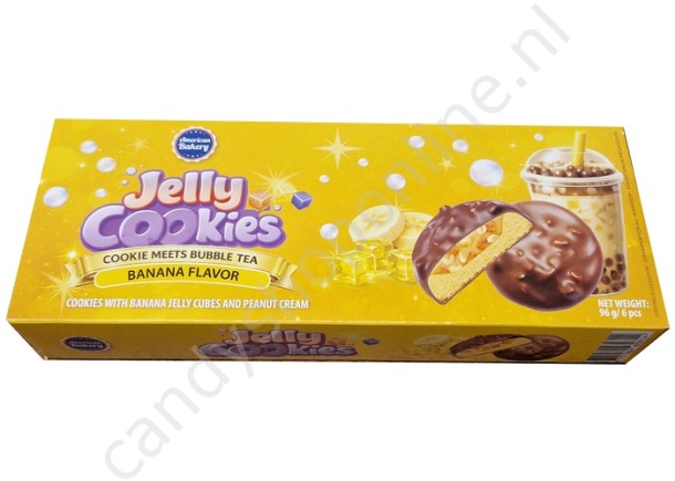 American Bakery Jelly Cookies Banana flavor 96gr.