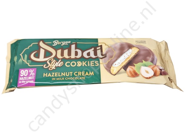 Bergen Dubai Style Cookies hazelnut cream 96gr.