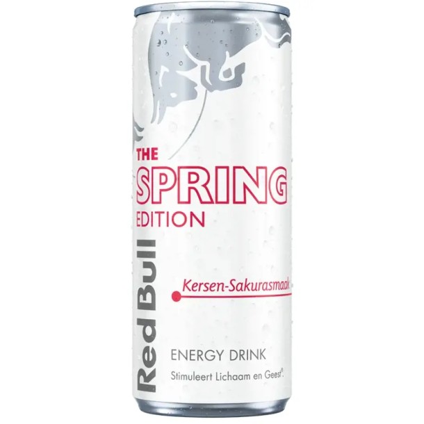 Red Bull the Spring edition Kersen-Sakurasmaak 250ml.
