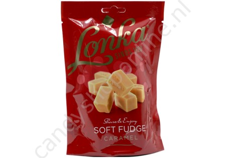 Lonka Soft Fudge Caramel 117 gram (rood)