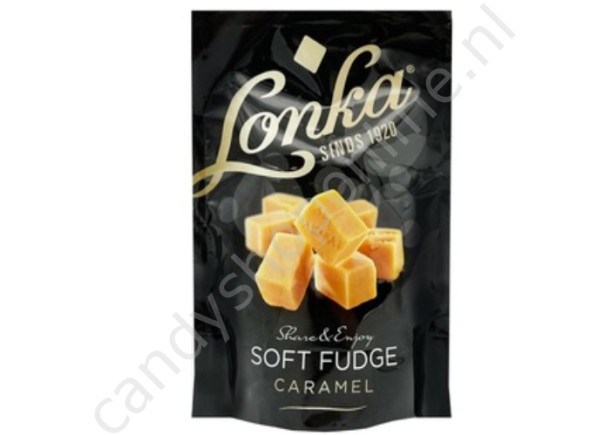 Lonka Soft Fudge Caramel 117 gram (zwart)
