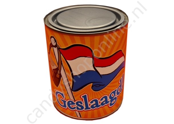 Blik Geslaagd Flag 500gr.