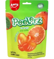 Amos Peelerz Gummy Orange 65g.