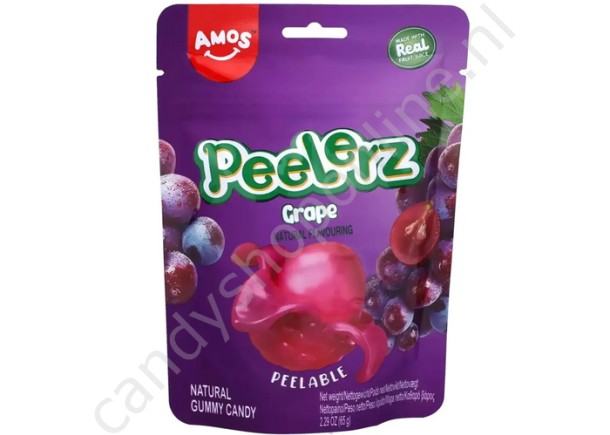 Amos Peelerz Gummy Grape 65g.