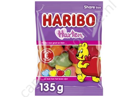 Haribo Harten 135 gram
