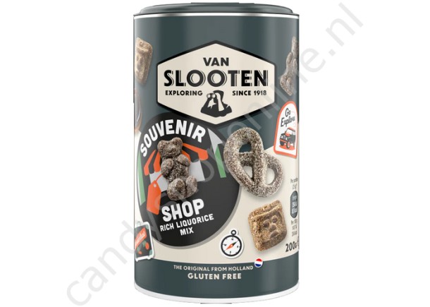 vSlooten Souvenir Shop Rich Liquorice Mix 200gr.