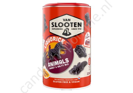 vSlooten Liquorice Animals Sweet & Salty Mix 225gr.