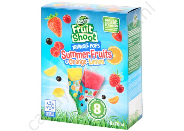 Fruit Shoot Freeze Pops Summer Fruits 8x70ml.