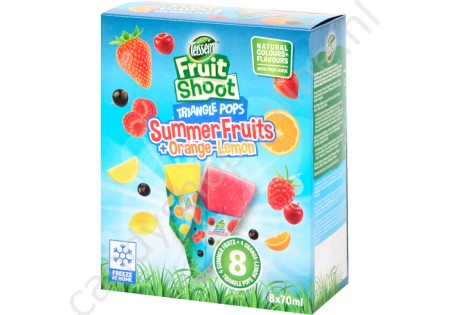 Fruit Shoot Freeze Pops Summer Fruits 8x70ml.