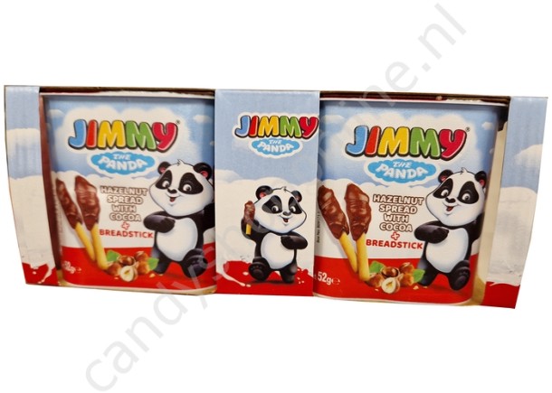 Jimmy the Panda Breadsticks Hazelnut cream 2pcs. 104gr.