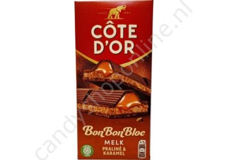 Côte d'Or BonBonBloc Melk Praliné & Karamel 200gr.