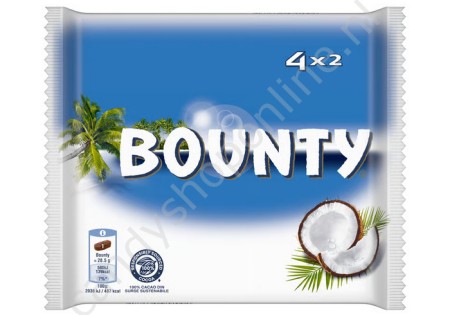 Bounty Milk Chocolate 4pck 228gr.