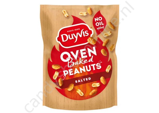 Duyvis Oven Baked Peanuts Salted 225gr.