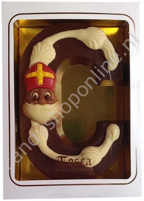 Tosca Luxe Chocoladeletter C Puur