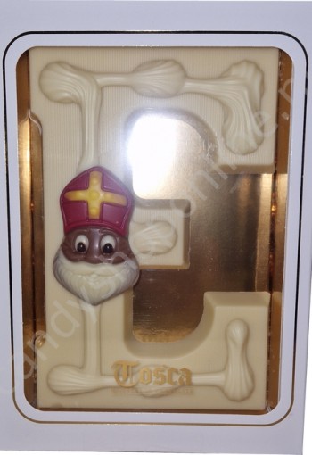 Tosca Luxe Chocoladeletter E Wit