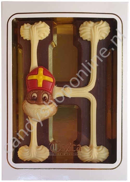 Tosca Luxe Chocoladeletter H Puur