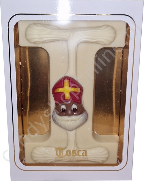 Tosca Luxe Chocoladeletter I Wit