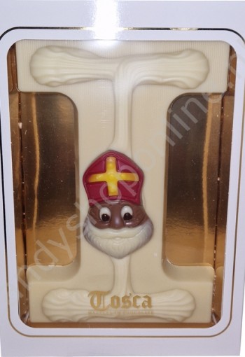 Tosca Luxe Chocoladeletter I Wit
