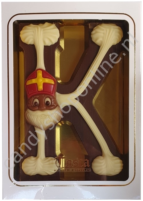 Tosca Luxe Chocoladeletter K Puur