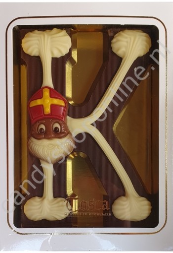 Tosca Luxe Chocoladeletter K Puur