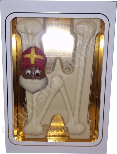Tosca Luxe Chocoladeletter W Wit