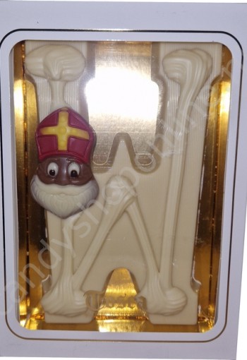 Tosca Luxe Chocoladeletter W Wit