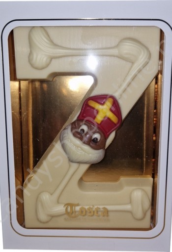 Tosca Luxe Chocoladeletter Z Wit