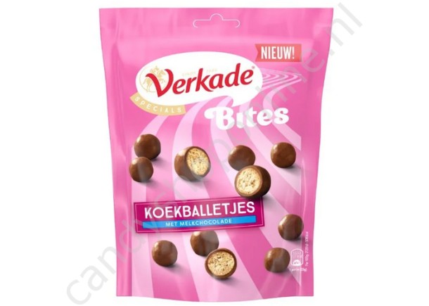 Verkade Bites Koekballetjes met Melkchocolade 120gr.
