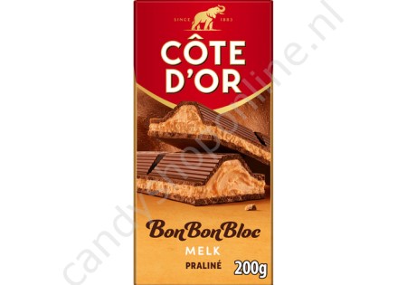Côte d'Or BonBonBloc Melk Praliné 200gr.