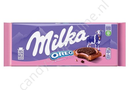 Milka Oreo Strawberry flavour 92 gram