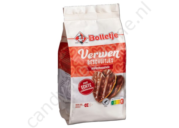 Bolletje Verwen Beschuitjes Melkchocolade 100gr.