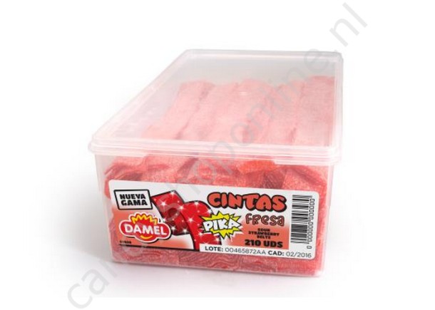 Damel Zure Matjes aardbei Box 210 stuks