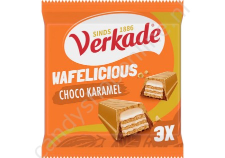 Verkade Wafelicious Choco Karamel 3pcs. 118,5gr.