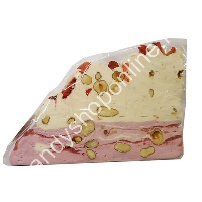 Quaranta Part Soft Nougat Almonds/Hazelnuts/Strawberries ±165gr.