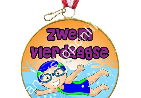 Chocolade Medaille Zwemvierdaagse S