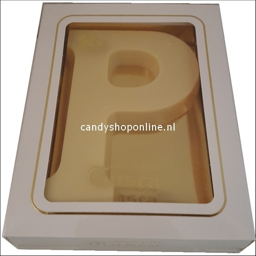 Tosca Chocoladeletter P wit 135 gram