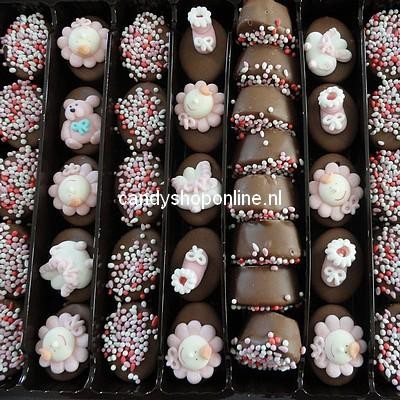Olivers Geboorte Bonbons Roze