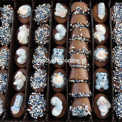 Olivers Geboorte Bonbons Blauw